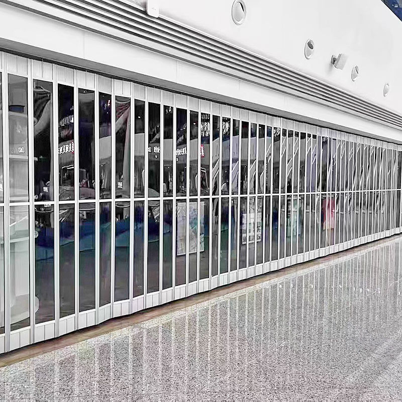fore Commercial crystal folding door(thickened)