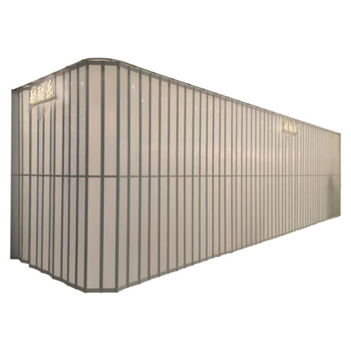 hyd Commercial crystal folding door
