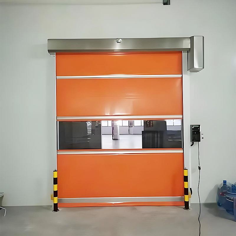pvc快速卷帘门橙 PVC FASTROLLING SHUTTER DOOR