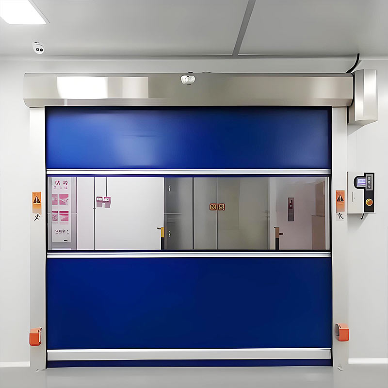pvc快速卷帘门蓝 PVC FASTROLLING SHUTTER DOOR