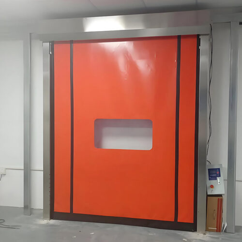 pvc拉链快速门橙 PVC ZIPPER QUICK DOOR