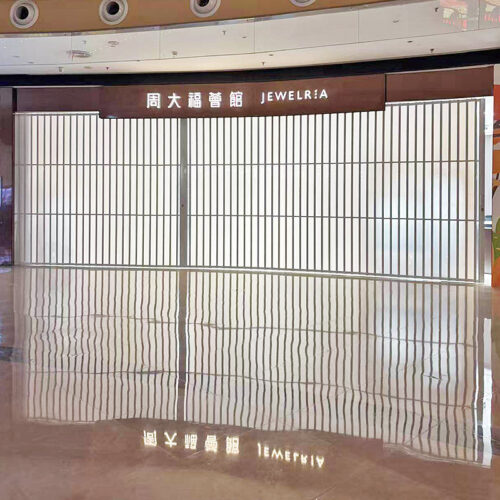 rtyugd Commercial crystal folding door