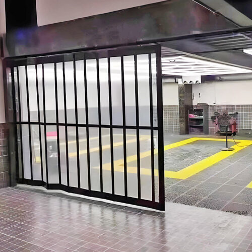 tree Commercial crystal folding door(thickened)