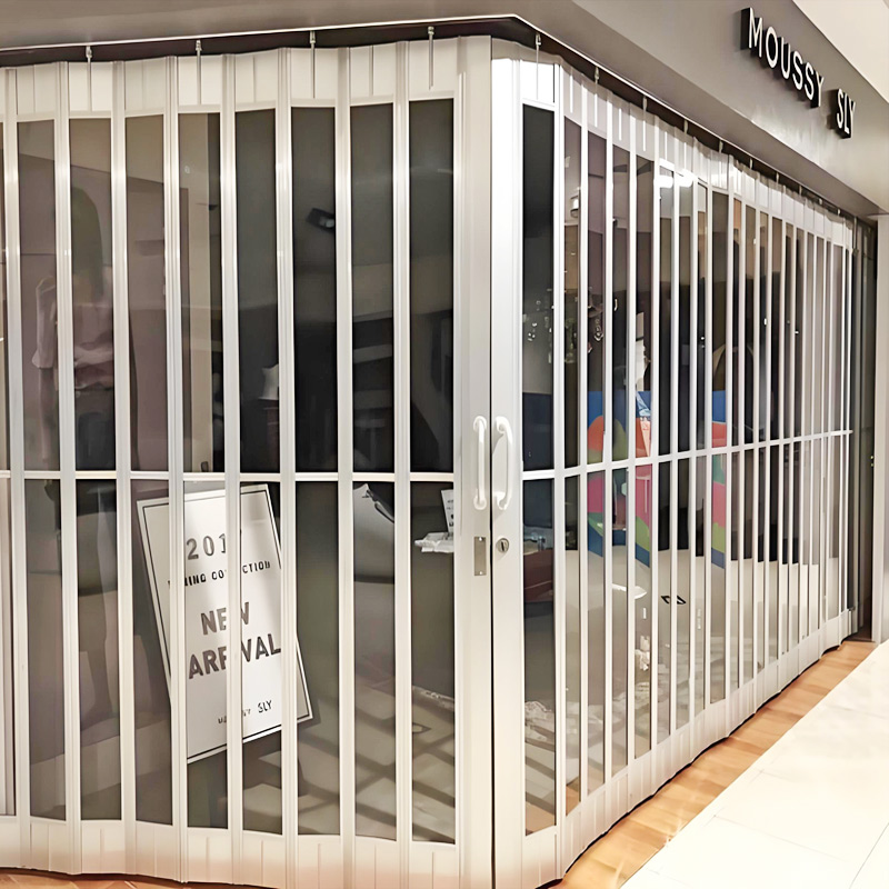 人 Commercial crystal folding door(thickened)
