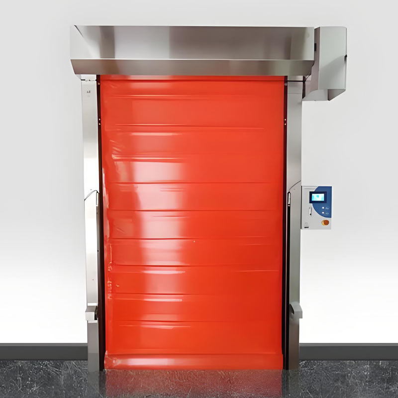 拉链保温快速门橘红 ZIPPER INSULATED QUICK DoOR