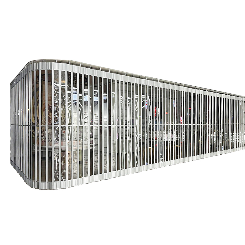 Commercial crystal folding door(thickened)